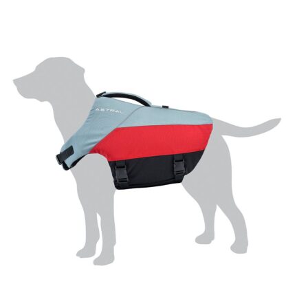 Astral Birddog dog life jacket Hound Gray Left