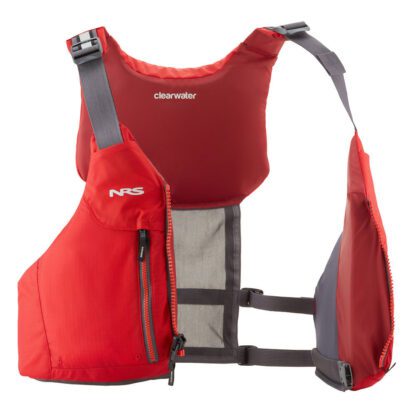 NRS Clearwater PFD red open